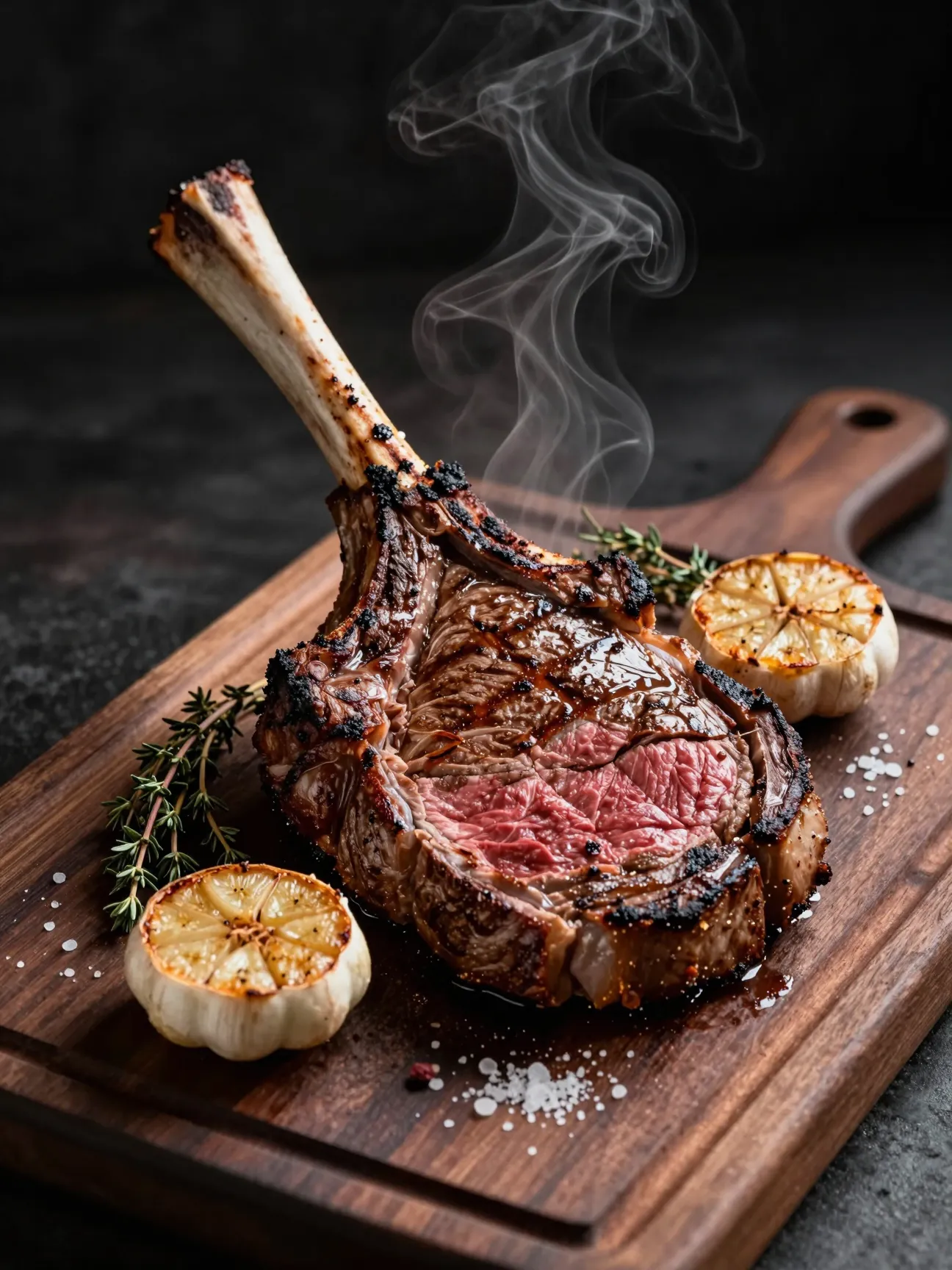 Tomahawk grillé